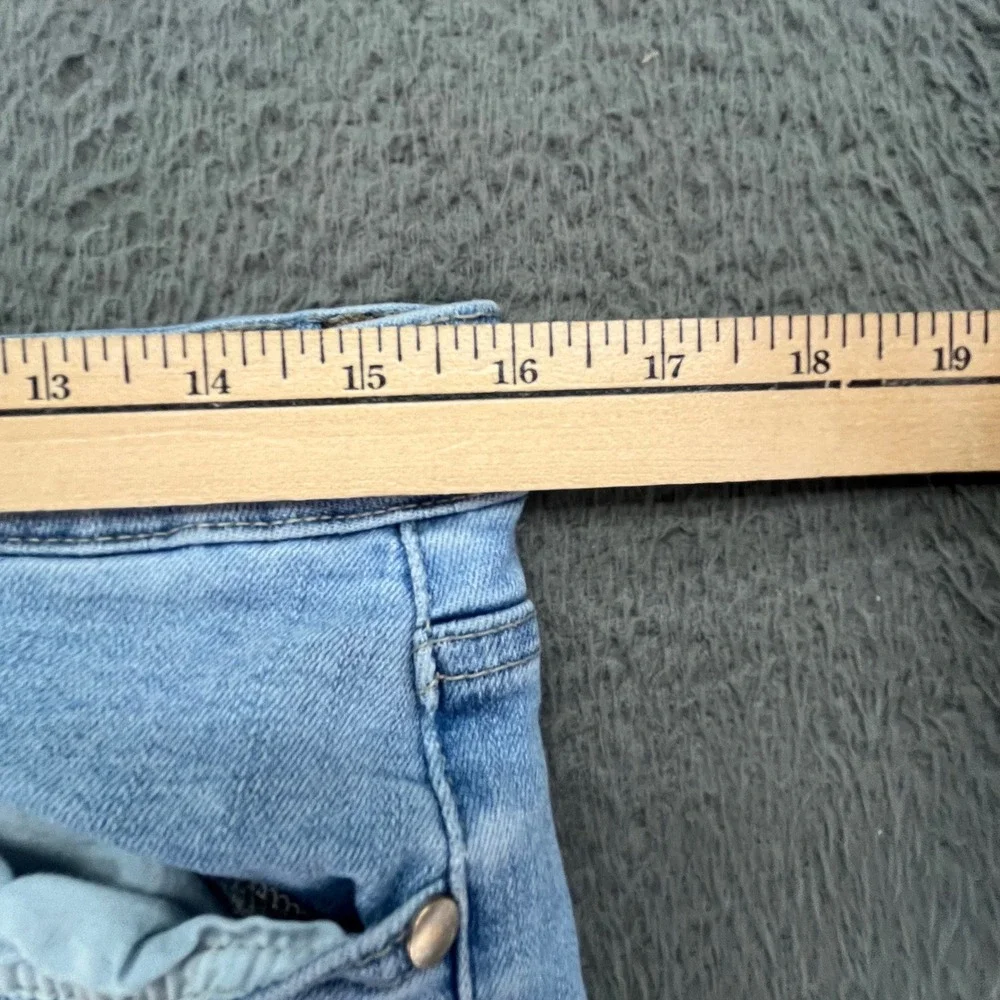 Judy Blue Los Angeles Womens Skinny Fit Button Fly Jeans Light Wash Size 13 31‎